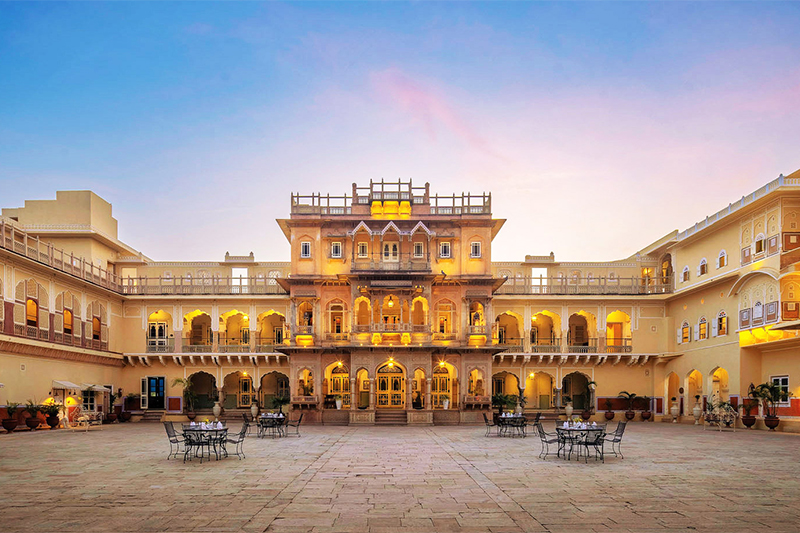 Chomu Palace in Jaipur