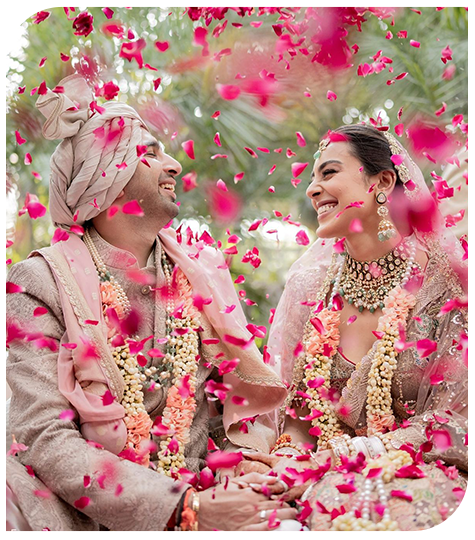 Indian bride wedding shoot planned by professional wedding planners in India