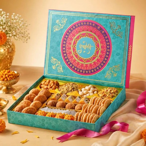 Indian mithai sweet box wedding gift traditional