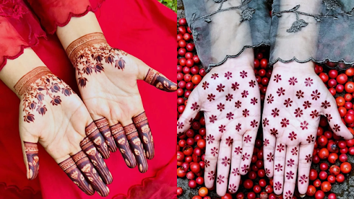 Modern geometric minimal mehndi – bold and trendy for 2026