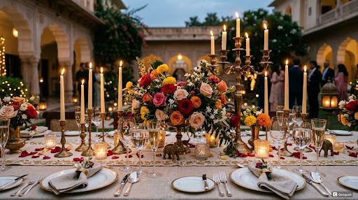 table-centerpiece-designers-in-jaipur
